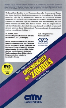 Grossangriff der Zombies - Große Hartbox von CMV Laservision / NSM Records - Limited Uncut Edition - Limitierte Sonderauflage - Cover B